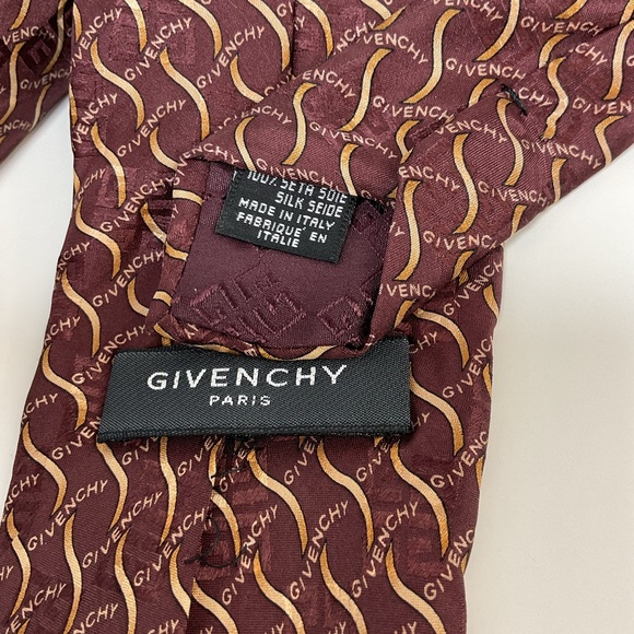 Givenchy Paris 100% Silk Necktie Business Casual Office - Picture 5 of 5